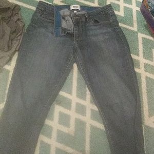 Paige dark blue jeans size 30 skyline skinny